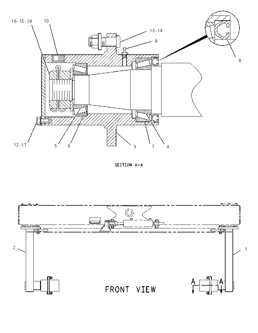 HUB GP-WHEEL 1450242 CAT