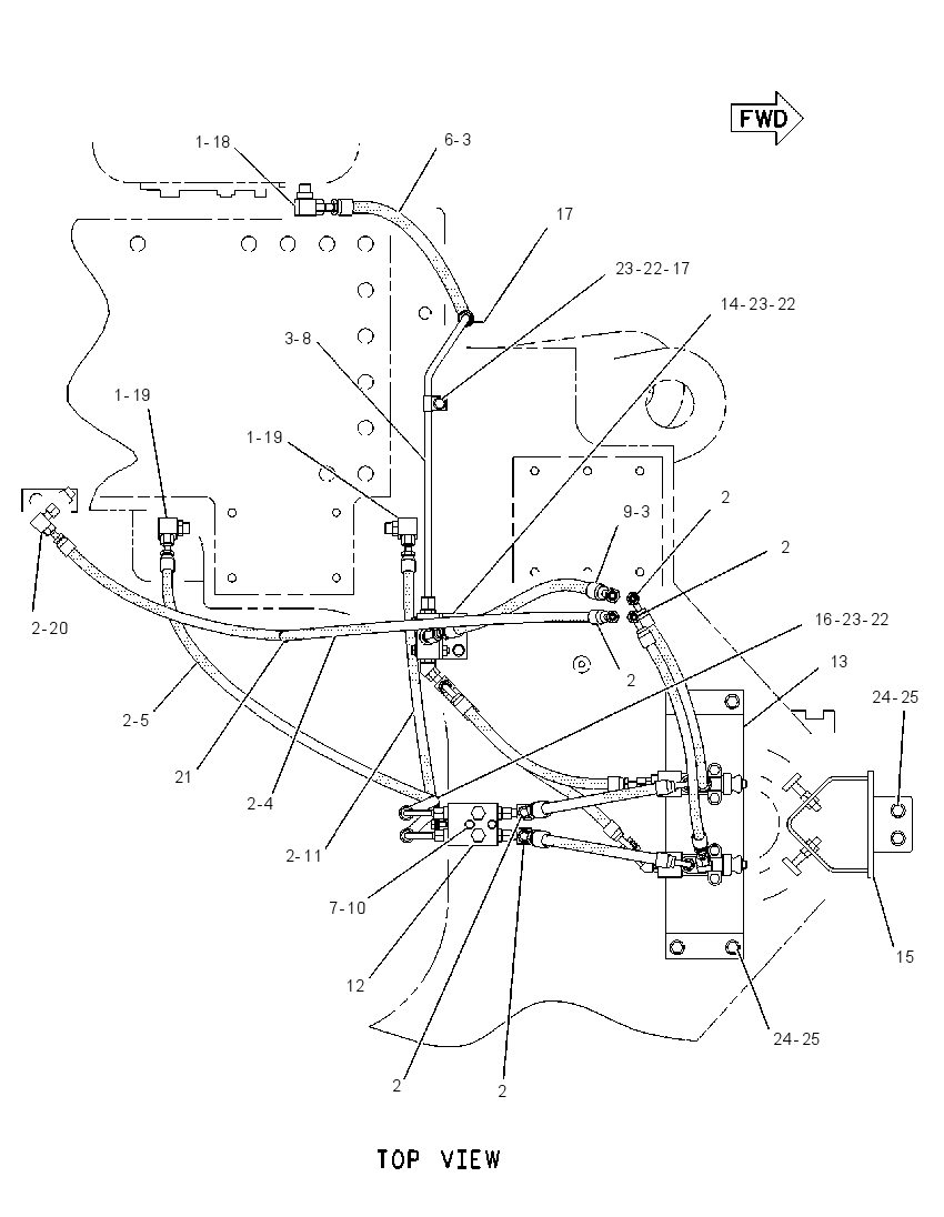LINES GP-STEERING NEUTRALIZER 1096884 CAT