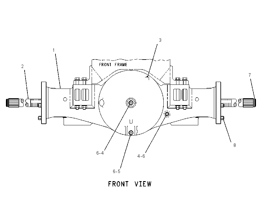 AXLE GP-FIXED 1159759 CAT