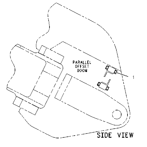 MOUNTING GP-IMPLEMENT LINES 1222400 CAT