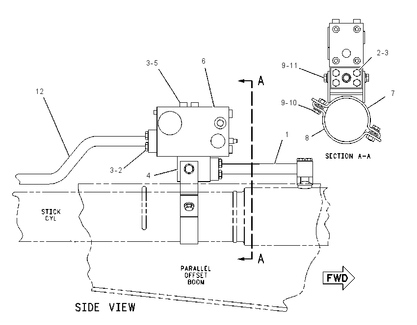 VALVE GP-LOWERING CONTROL 1343748 CAT