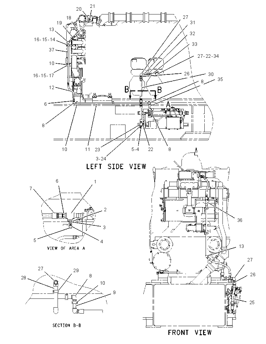 LINES GP-JACKET WATER HEATER 1434711 CAT