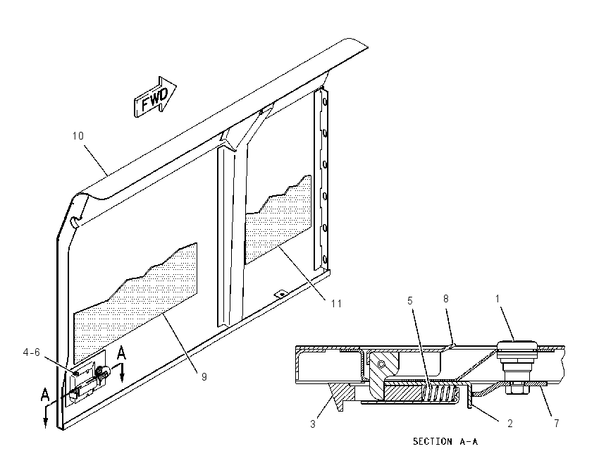 DOOR GP-STORAGE 1351592 CAT