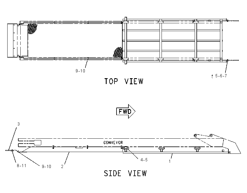 GUARD GP-CONVEYOR 0870047 CAT