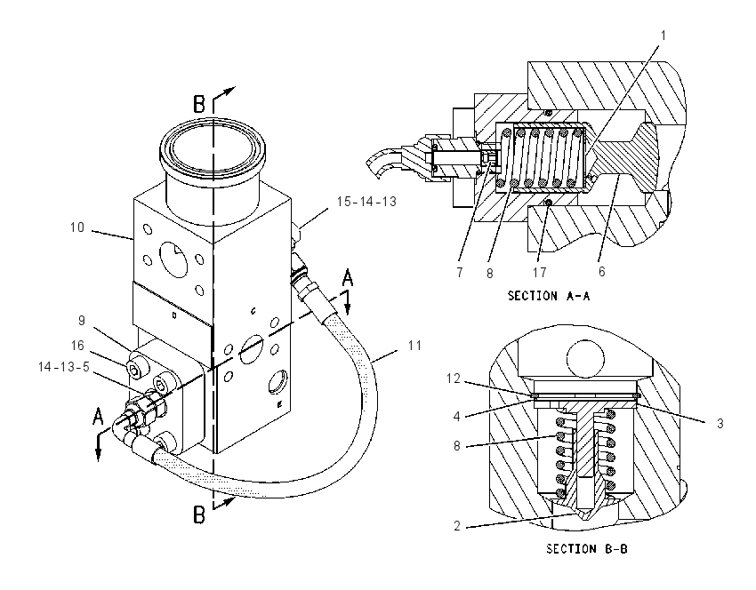 VALVE GP-BYPASS & RELIEF 1381460 CAT