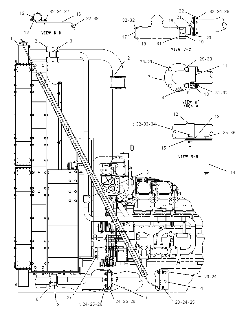 Радиатор 1159494 CAT