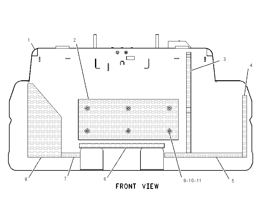 COUNTERWEIGHT GP-FUEL 1414012 CAT