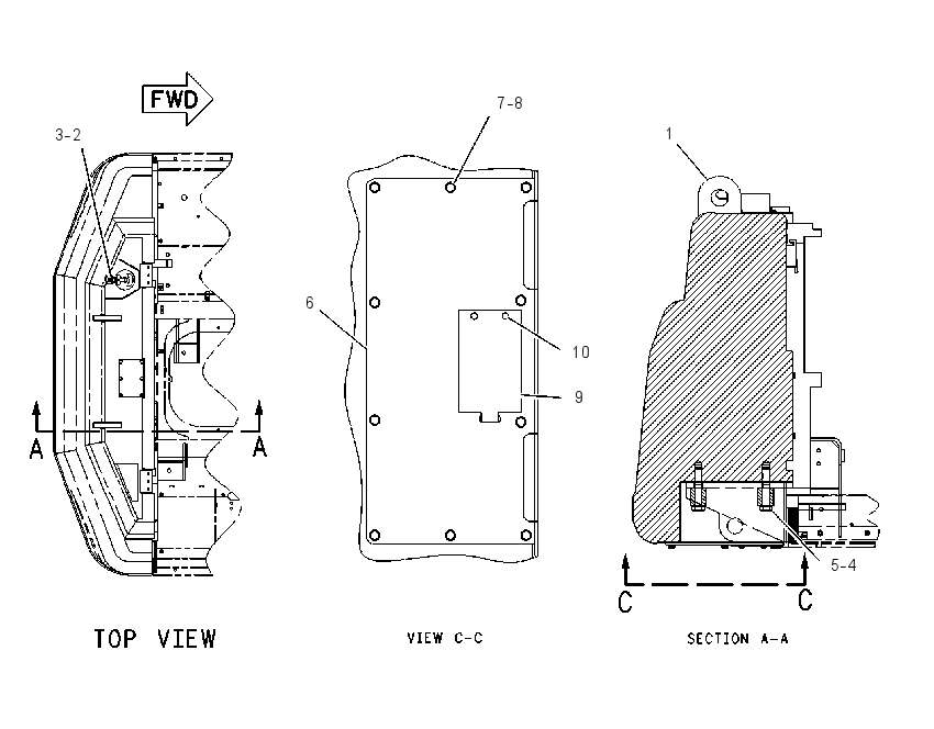COUNTERWEIGHT GP-FUEL 1414011 CAT
