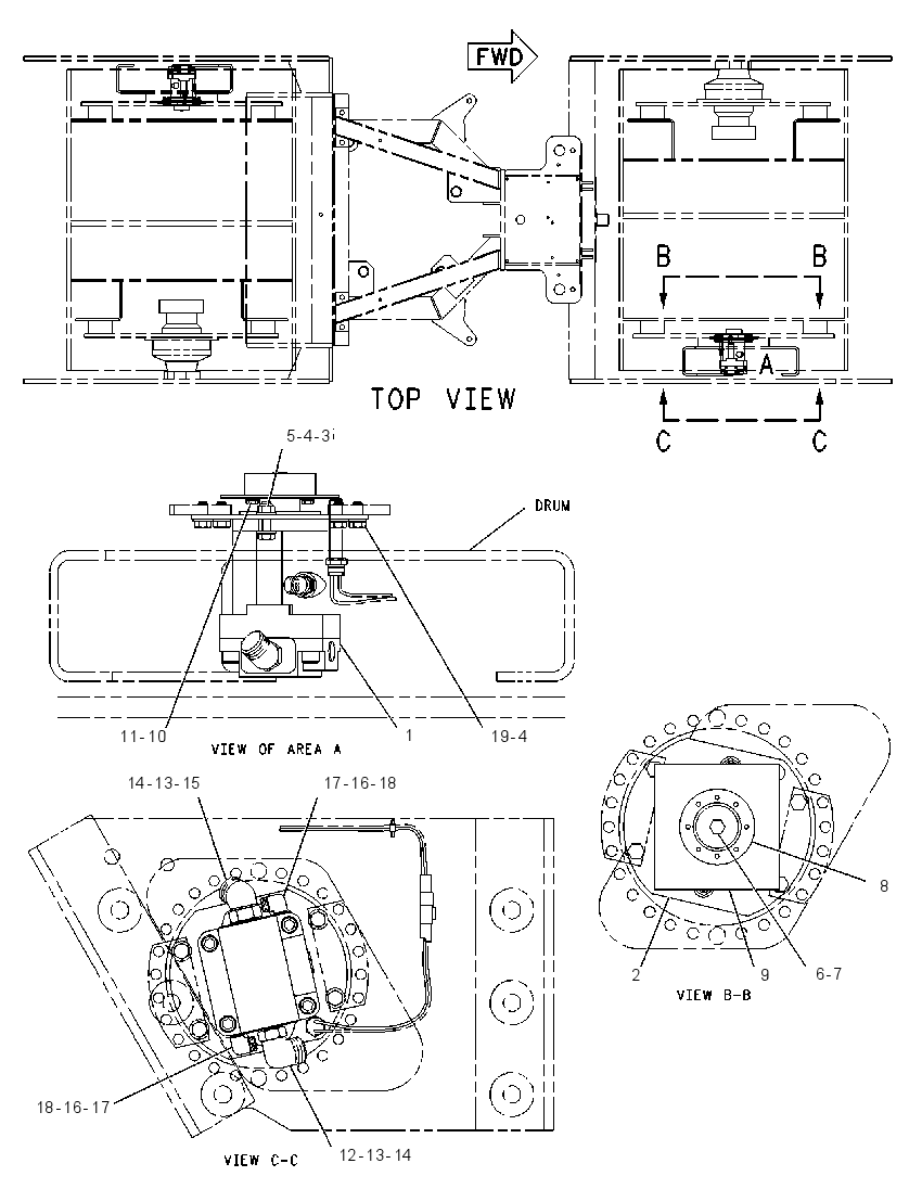 MOTOR & MTG GP-VIBRATORY 1257113 CAT