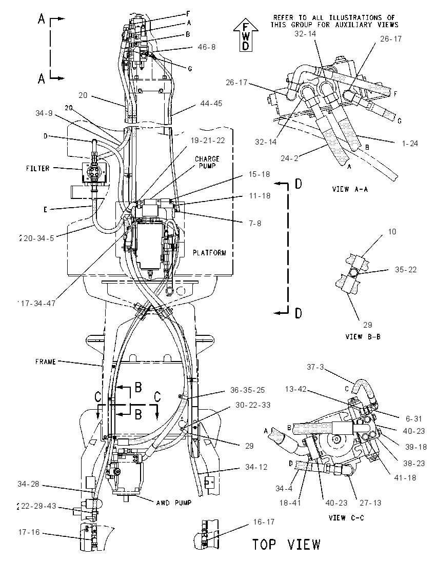 VALVE & LINES GP-AWD 7I5105 CAT