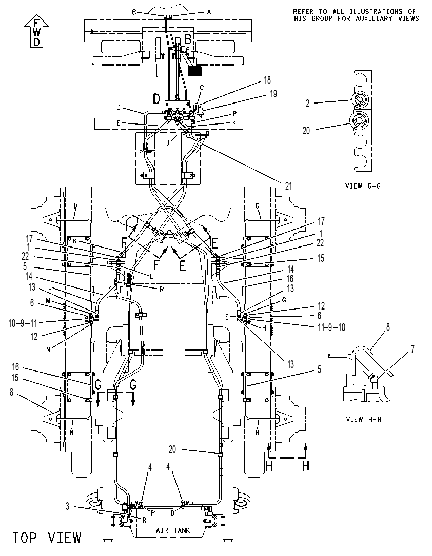 Управление рабочим тормозом 8X7598 CAT