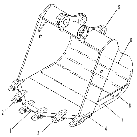 BUCKET AS-MASS EXCAVATOR 1046847 CAT