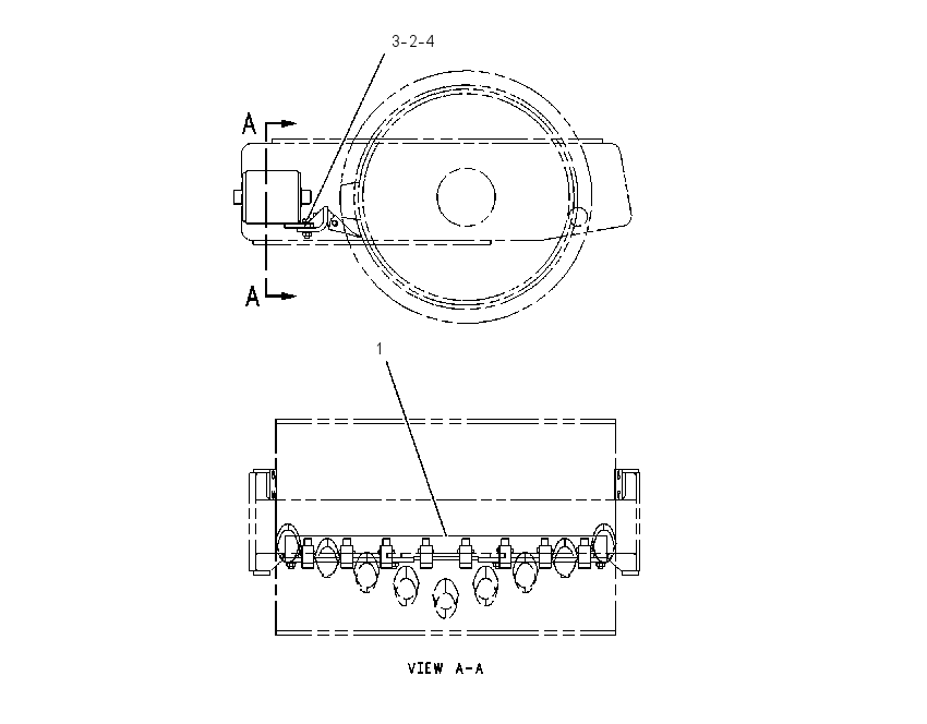 SCRAPER GP-PADDED DRUM 1204875 CAT