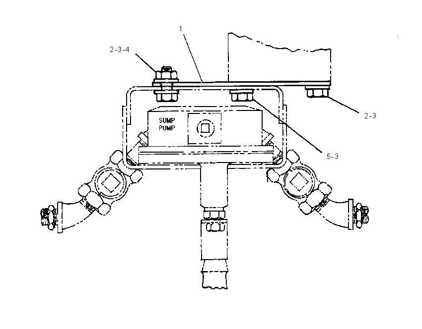 MOUNTING GP-SUMP PUMP 8N0625 CAT