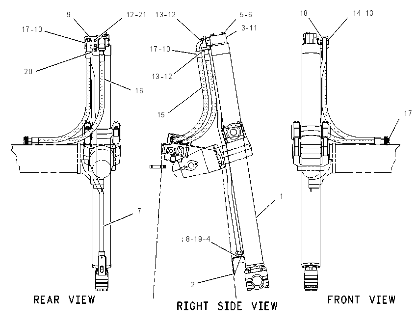 CYLINDER & LINES GP 1286973 CAT