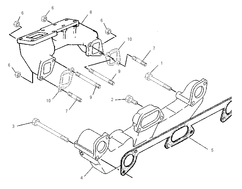 MANIFOLD GP-INLET & EXHAUST 1301424 CAT