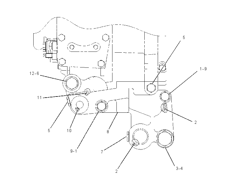 SUPPORT GP-FUEL INJECTION PUMP 1392891 CAT