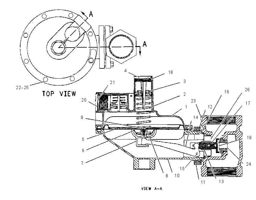 REGULATOR AS-GAS PRESSURE 7C9735 CAT