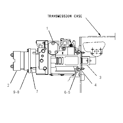 PUMP & MTG GP-STEERING 1364362 CAT