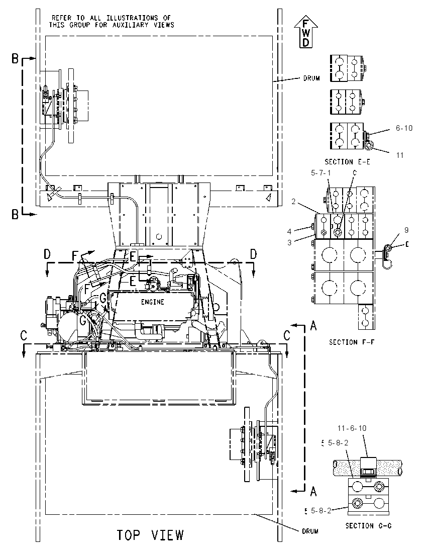 LINES GP-BRAKE & SHIFT 1402867 CAT