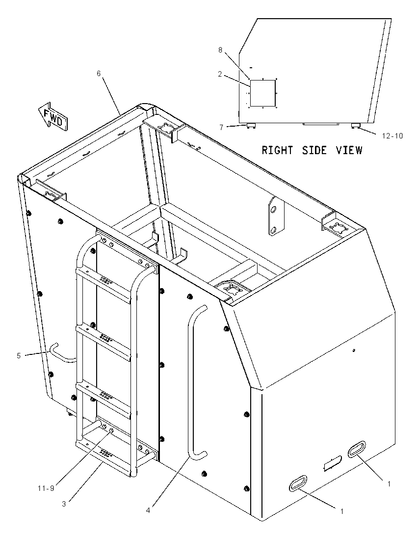 RISER GP-CAB 1326737 CAT