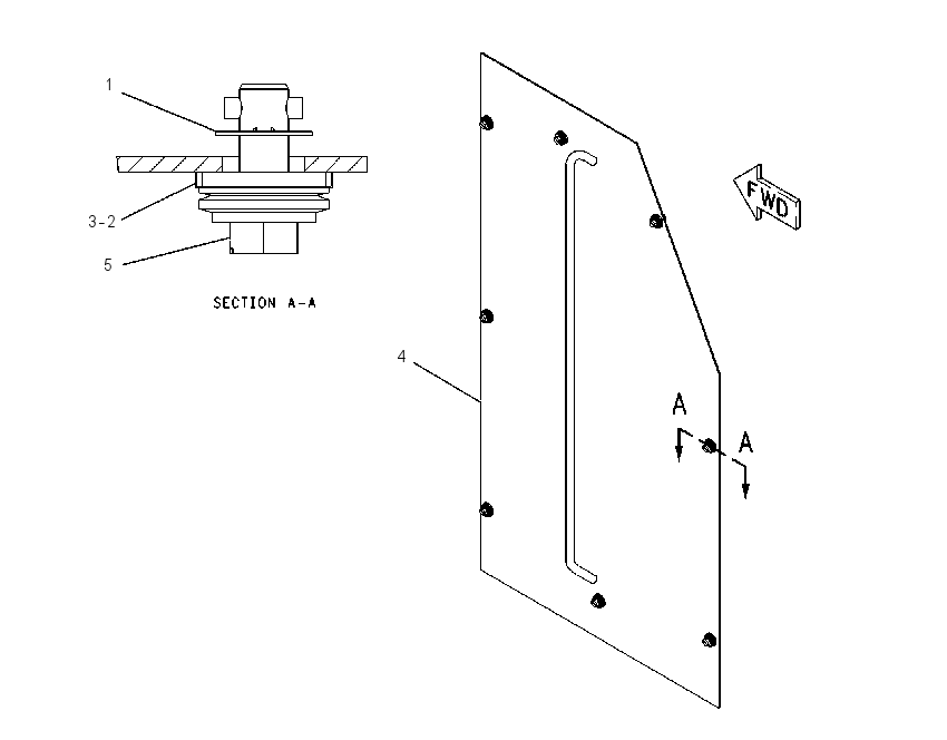 COVER GP-CAB RISER 1254902 CAT