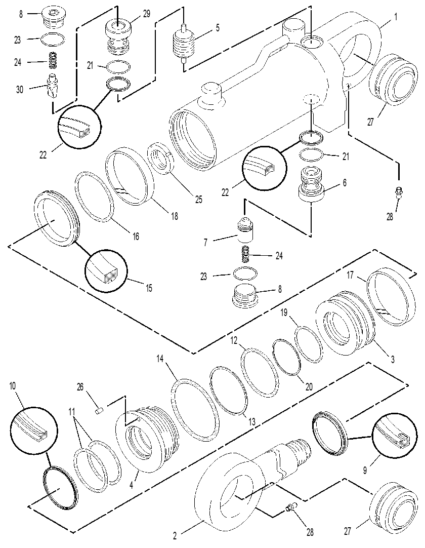 CYLINDER GP-BLADE 1421603 CAT
