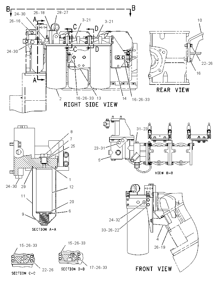 Фильтр топливный 1378274 CAT