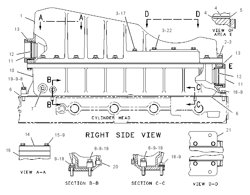 AFTERCOOLER GP 1473088 CAT