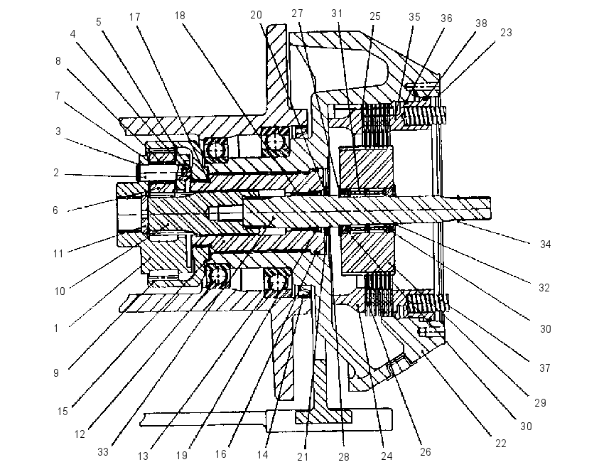 BRAKE GP-WINCH 1065770 CAT