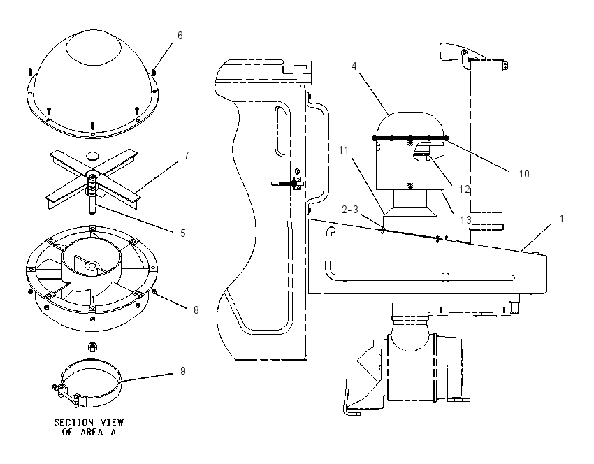 PRECLEANER AR 1370189 CAT