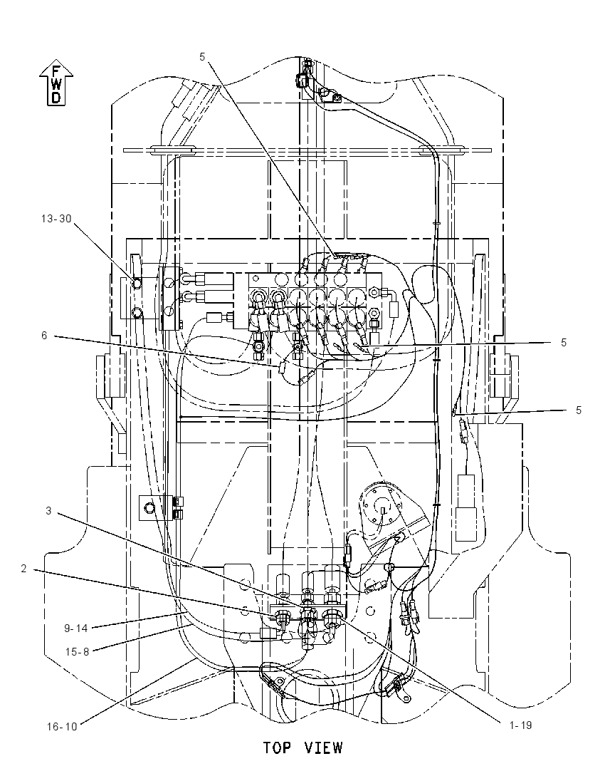 LINES GP-SWING & HRD CONTROL 1336538 CAT
