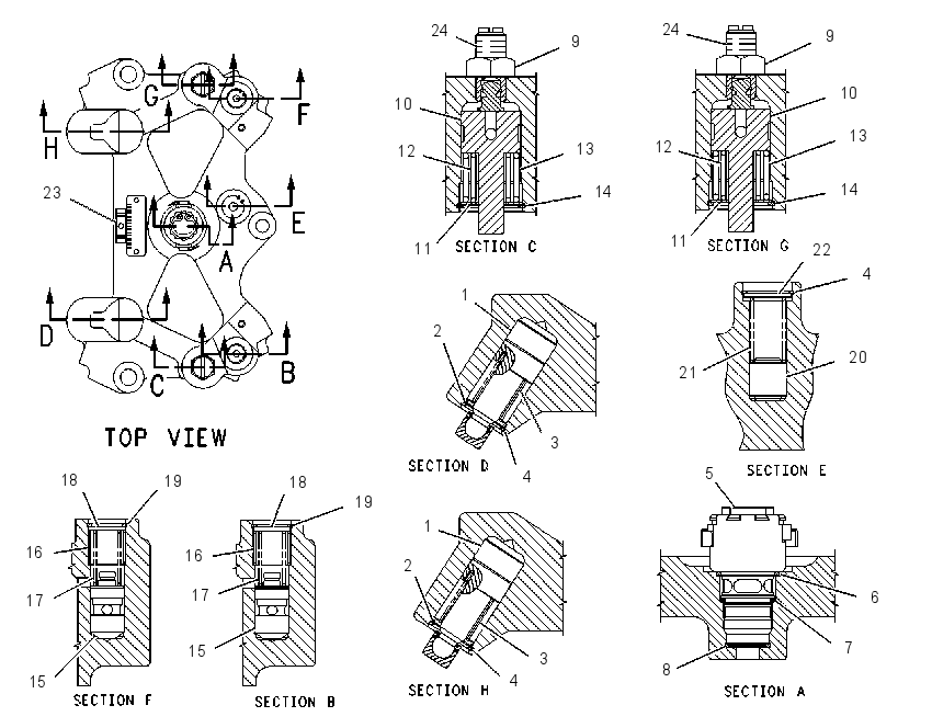 HOUSING GP-ENGINE BRAKE 1280377 CAT