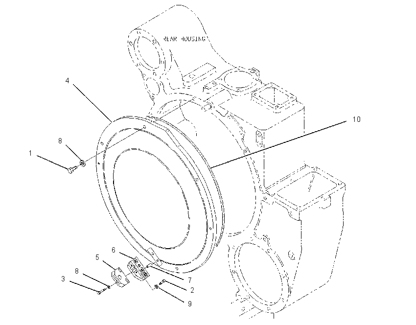 COVER GP-CAMSHAFT DRIVE GEAR 1461814 CAT