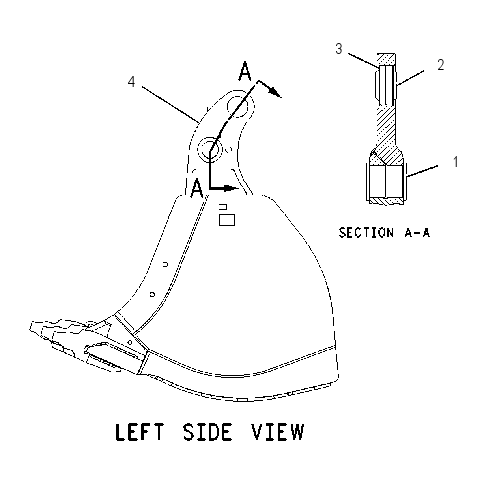 BOWL & BEARING AS-BUCKET 1408355 CAT