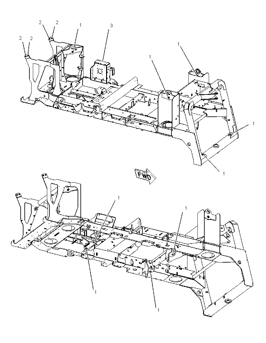 FRAME GP-MAIN 1318364 CAT