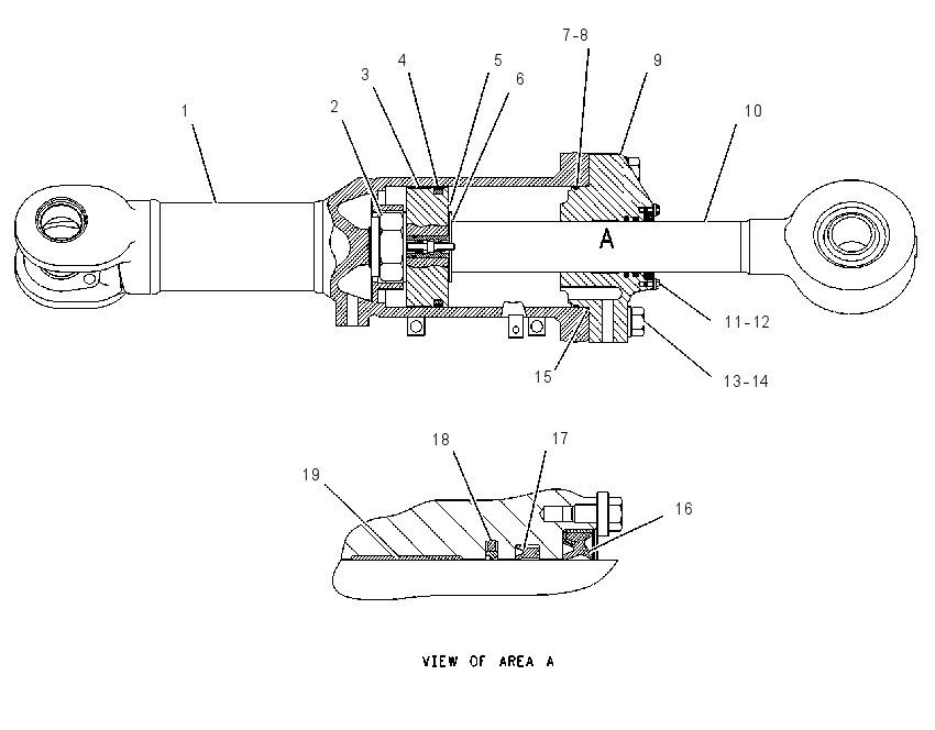 CYLINDER GP-DUAL TILT 4Z6356 CAT