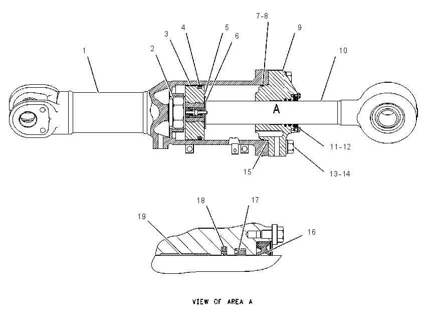 CYLINDER GP-DUAL TILT 4Z6357 CAT