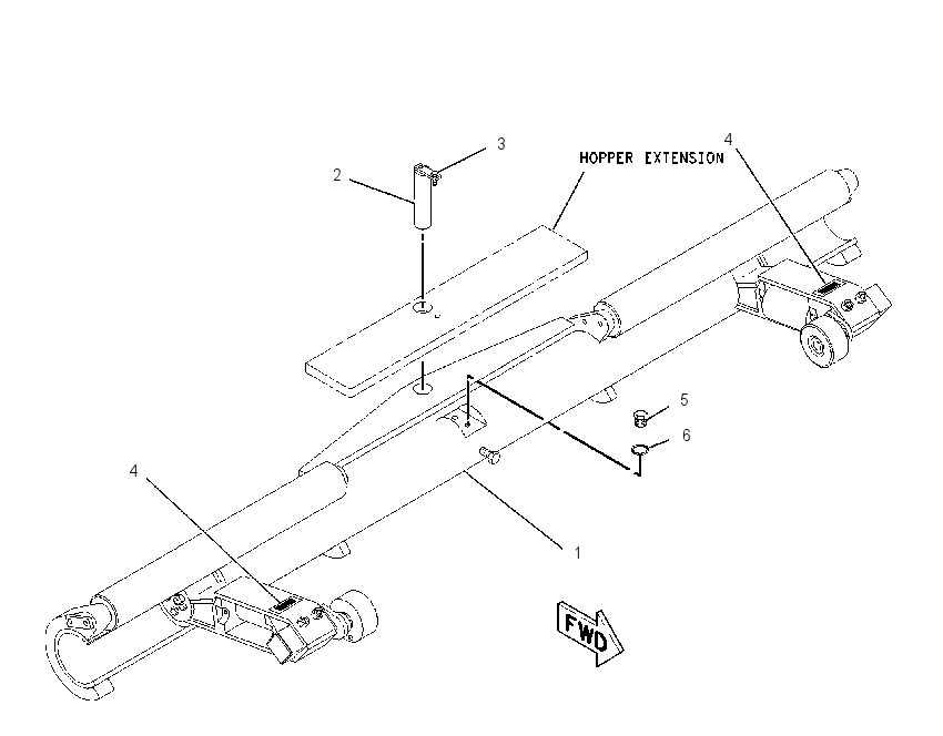 HITCH AR-TRUCK 1332874 CAT