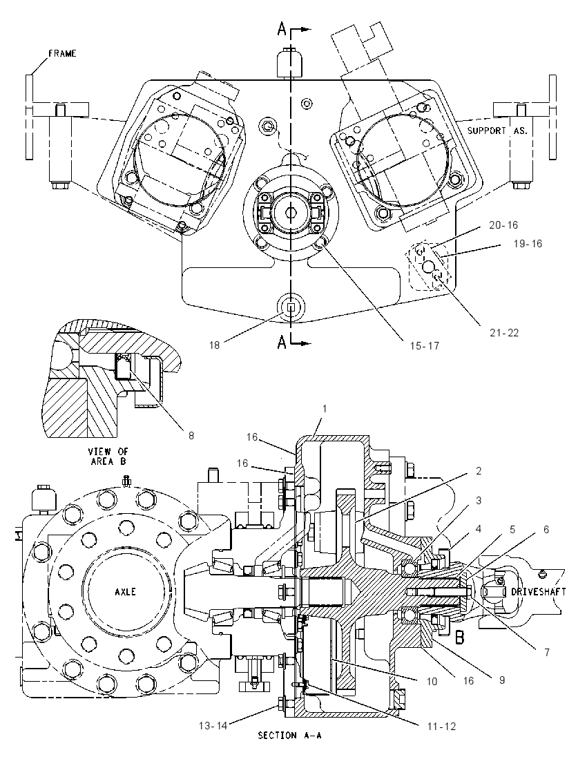 DRIVE GP-HYDROSTATIC 1090537 CAT