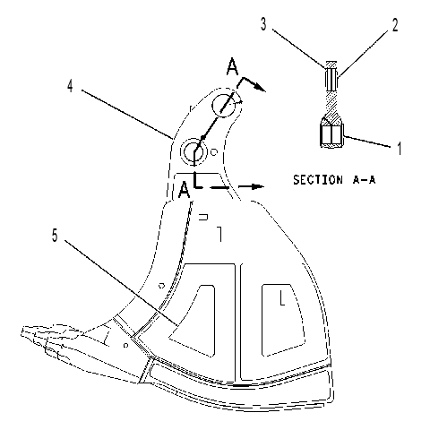 BOWL & BEARING AS-BUCKET 1387037 CAT