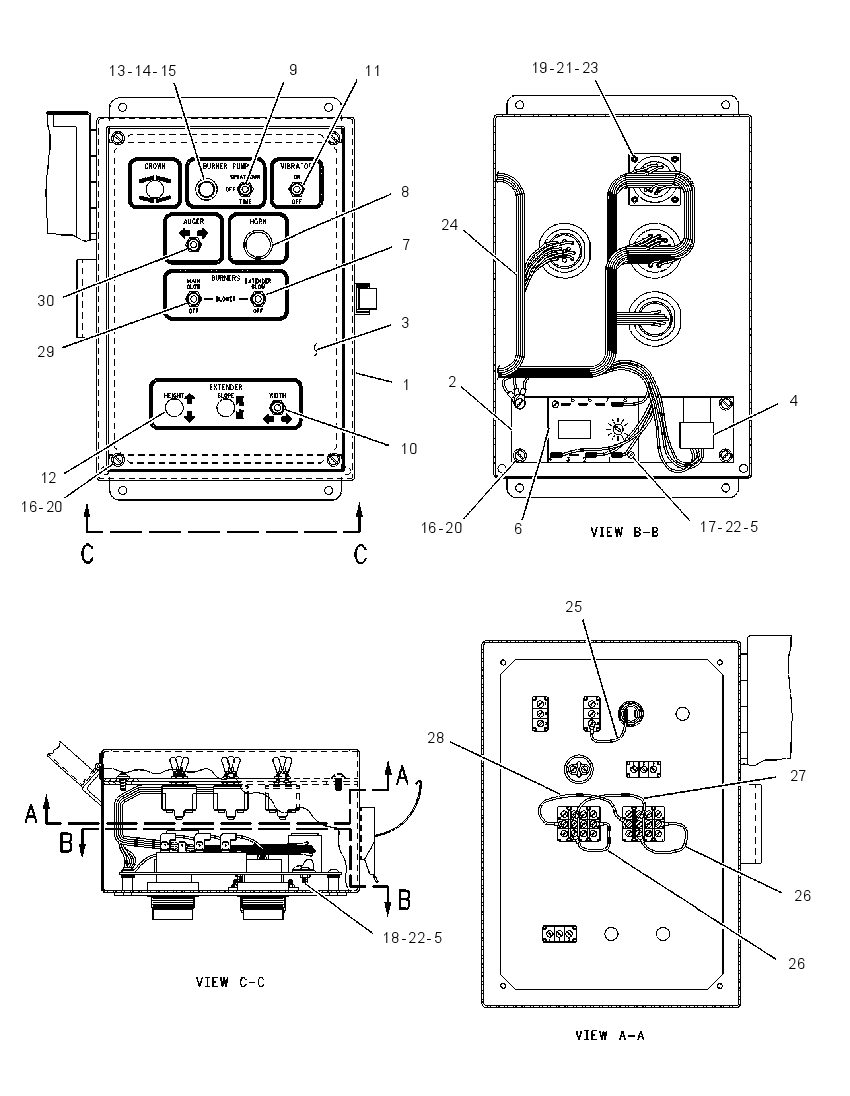 BOX GP-SCREED CONTROL 1299804 CAT