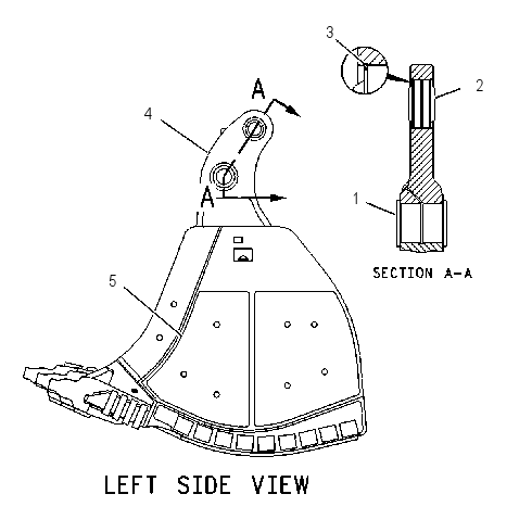 BOWL & BEARING AS-BUCKET 1385926 CAT