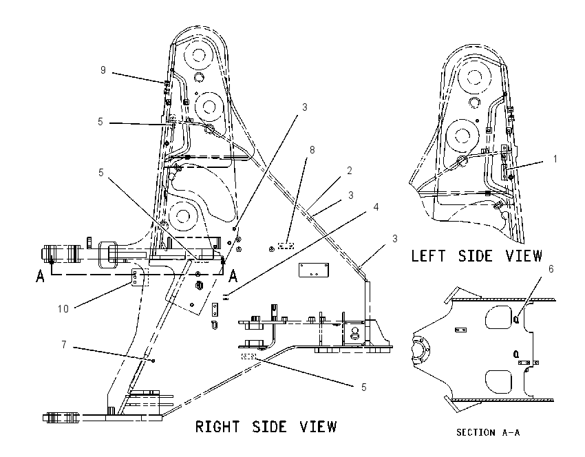 FRAME AS-LOADER 1421212 CAT