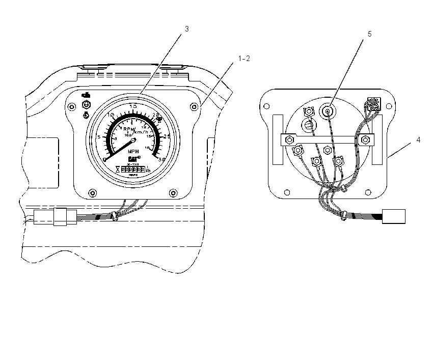 TACHOMETER AR 1487089 CAT