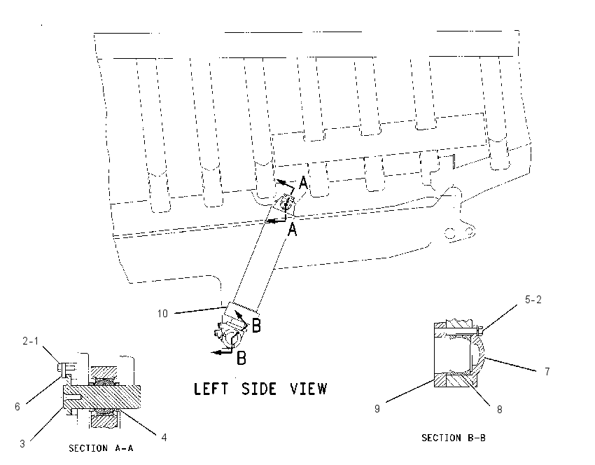 CYLINDER & MTG GP-HOIST 1455252 CAT