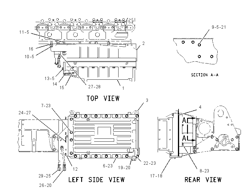 AFTERCOOLER GP 1236808 CAT