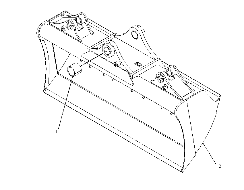 BUCKET & BEARING AS 8U2136 CAT