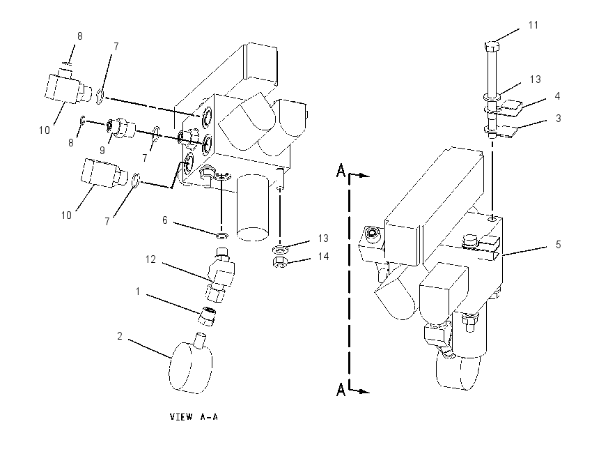 VALVE & MTG GP-PRESS CONTROL 1313507 CAT