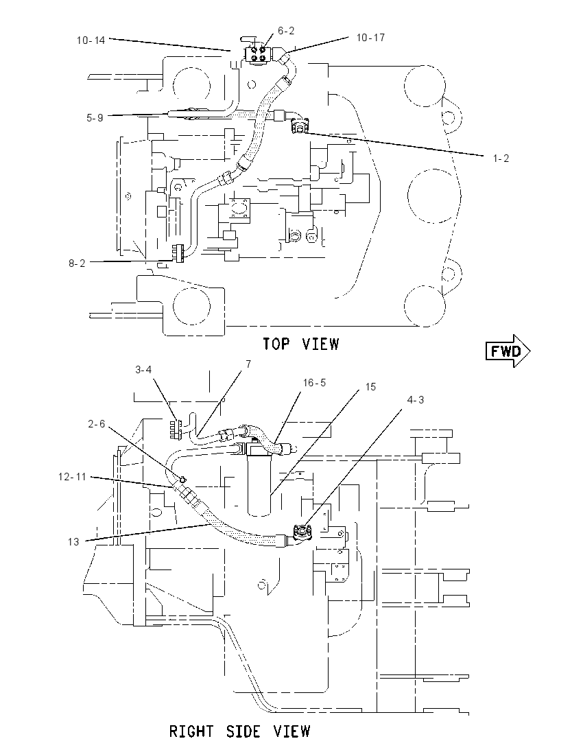 FILTER & LINES GP-TRANSMISSION 1391450 CAT